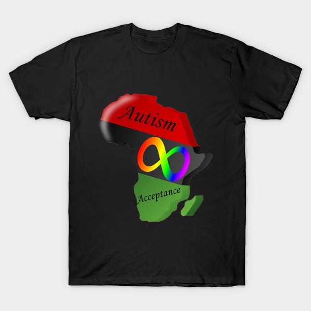 Black Autism Acceptance T-Shirt by The Black Autist